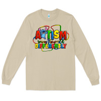 Mushroom autism stitch seeing the world differently Long Sleeve Tee - Zillion Design Studio