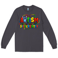 Smoke autism stitch seeing the world differently Long Sleeve Tee - Zillion Design Studio
