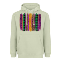 Matcha mardi gras western brush stroke Heavyweight Hoodie - Artiststas