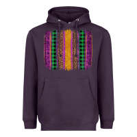 Plum mardi gras western brush stroke Heavyweight Hoodie - Artiststas