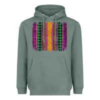 Sage mardi gras western brush stroke Heavyweight Hoodie - Artiststas