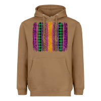 Toasted Coconut mardi gras western brush stroke Heavyweight Hoodie - Artiststas