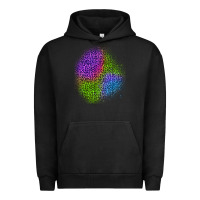 Pigment Black halloween leopard patch 2 Urban Hoodie - BundleAndBundleShop
