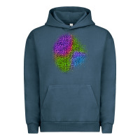 Pigment Midnight Navy halloween leopard patch 2 Urban Hoodie - BundleAndBundleShop