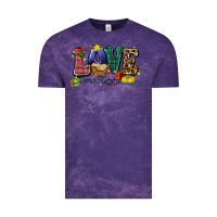 Cloud Purple love came down luke 2 11 Vintage Tee - Zillion Design Studio