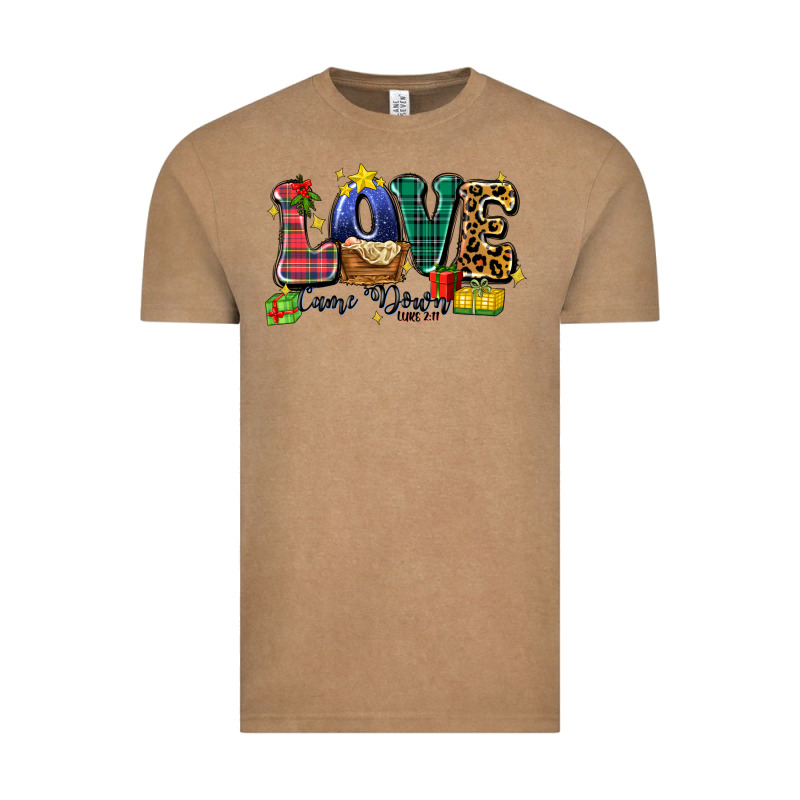 Love Came Down Luke 2 11 Vintage Tee by Zillion Design Studio | Teevron