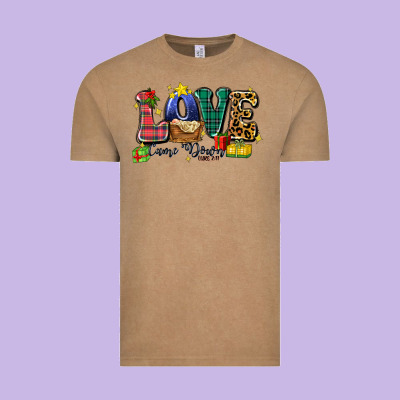 Love Came Down Luke 2 11 Vintage Tee Designed By Zillion Design Studio