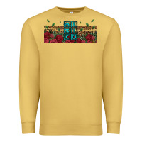 Antique Gold mexico with roses Premium Sweatshirt - Jasminsmagicworld