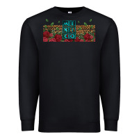 Black mexico with roses Premium Sweatshirt - Jasminsmagicworld
