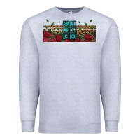 Heather Grey mexico with roses Premium Sweatshirt - Jasminsmagicworld