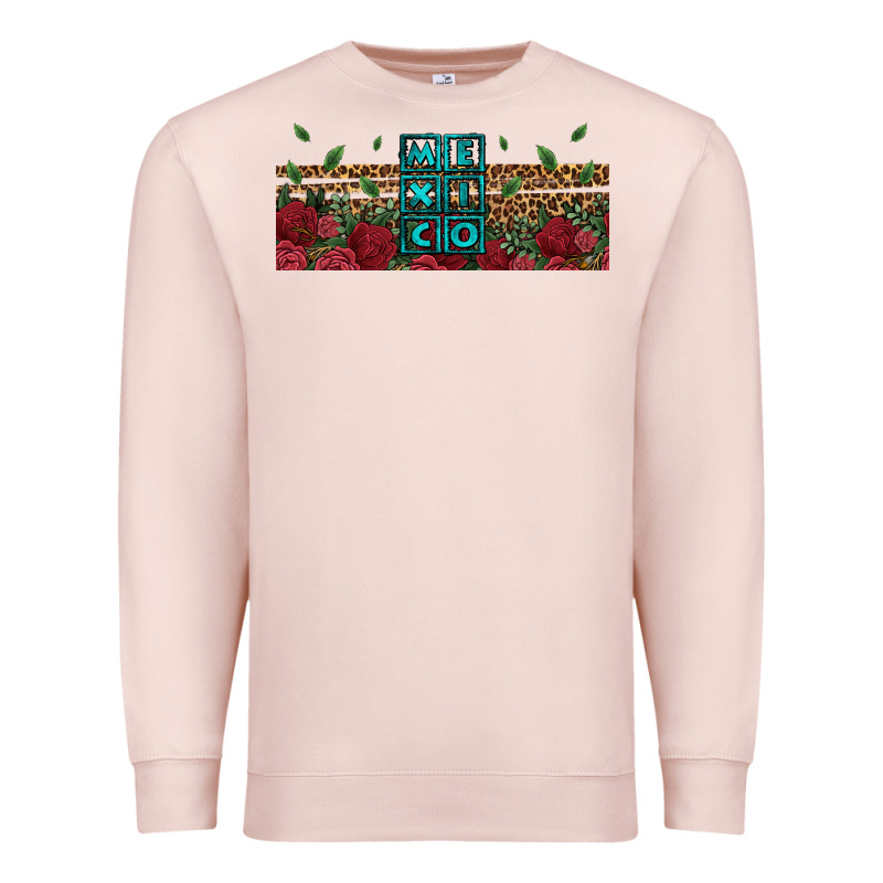 Mexico With Roses Premium Sweatshirt by Jasminsmagicworld | Teevron