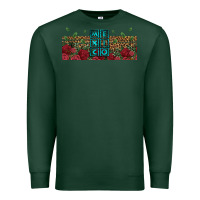 Sports Green mexico with roses Premium Sweatshirt - Jasminsmagicworld