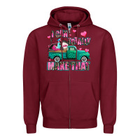 Burgundy i can totally make that Zipper Hoodie - AdoDesignShop