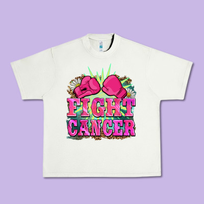 Fight Cancer Urban Heavy Tee Designed By Barkaloodesign