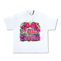 White fight cancer Urban Heavy Tee - BarkalooDesign