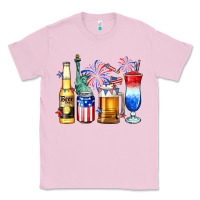 Bubblegum Pink 4th of July American drinks Classic Tee - Neo Western