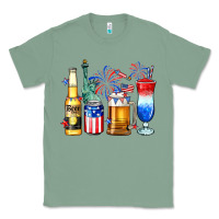 Sage 4th of July American drinks Classic Tee - Neo Western
