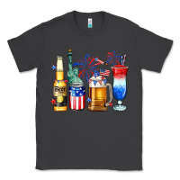 Smoke 4th of July American drinks Classic Tee - Neo Western