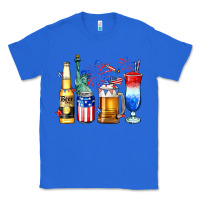 True Royal 4th of July American drinks Classic Tee - Neo Western