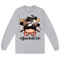 Moon Dust baseball life messy bun Long Sleeve Tee - Zillion Design Studio