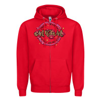 Red strong important mom beautiful worthy loved Zipper Hoodie - JahusDesignShop