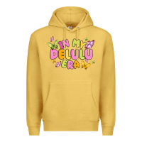 Antique Gold in my delulu era Premium Hoodie - MaliasSmallBusiness