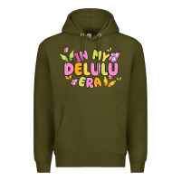 Army Green in my delulu era Premium Hoodie - MaliasSmallBusiness
