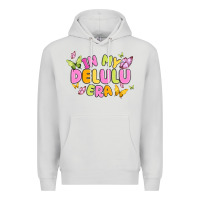Dove Grey in my delulu era Premium Hoodie - MaliasSmallBusiness