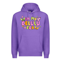 Purple in my delulu era Premium Hoodie - MaliasSmallBusiness