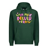Sports Green in my delulu era Premium Hoodie - MaliasSmallBusiness