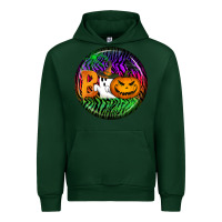 Forest Green halloween round earrings 3 Urban Hoodie - BundleAndBundleShop