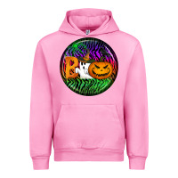 Fuchsia Pink halloween round earrings 3 Urban Hoodie - BundleAndBundleShop