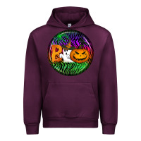 Mauve Wine halloween round earrings 3 Urban Hoodie - BundleAndBundleShop