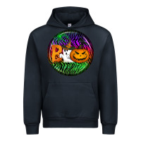 Navy halloween round earrings 3 Urban Hoodie - BundleAndBundleShop