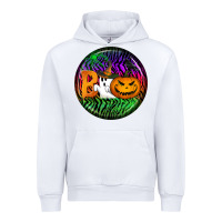 White halloween round earrings 3 Urban Hoodie - BundleAndBundleShop