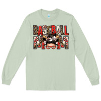 Matcha baseball mom messy bun Long Sleeve Tee - Zillion Design Studio