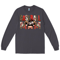 Smoke baseball mom messy bun Long Sleeve Tee - Zillion Design Studio