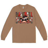 Toasted Coconut baseball mom messy bun Long Sleeve Tee - Zillion Design Studio