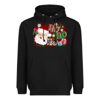 Black ho ho ho santa Heavyweight Hoodie - AdoDesignShop