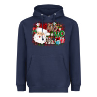 Navy ho ho ho santa Heavyweight Hoodie - AdoDesignShop