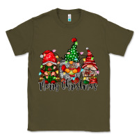 Army Green merry christmas gnomes Classic Tee - CowhideDigitalArt