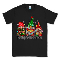 Black merry christmas gnomes Classic Tee - CowhideDigitalArt