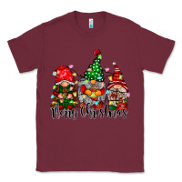 Burgundy merry christmas gnomes Classic Tee - CowhideDigitalArt