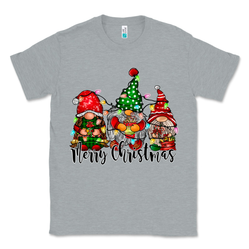 Merry Christmas Gnomes Classic Tee by CowhideDigitalArt | Teevron