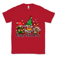 Red merry christmas gnomes Classic Tee - CowhideDigitalArt