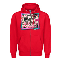 Red crafting queen Zipper Hoodie - AdoDesignShop