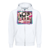 White crafting queen Zipper Hoodie - AdoDesignShop