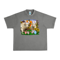 Tornado easter farm cows bunny ears and eggs Urban Heavy Tee - RanaPortraitStore