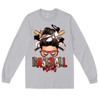 Moon Dust baseball mom messy bun Long Sleeve Tee - Zillion Design Studio