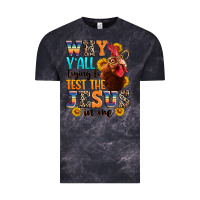 Cloud Black why yall trying to test the jesus in me Vintage Tee - texasbilliewilder